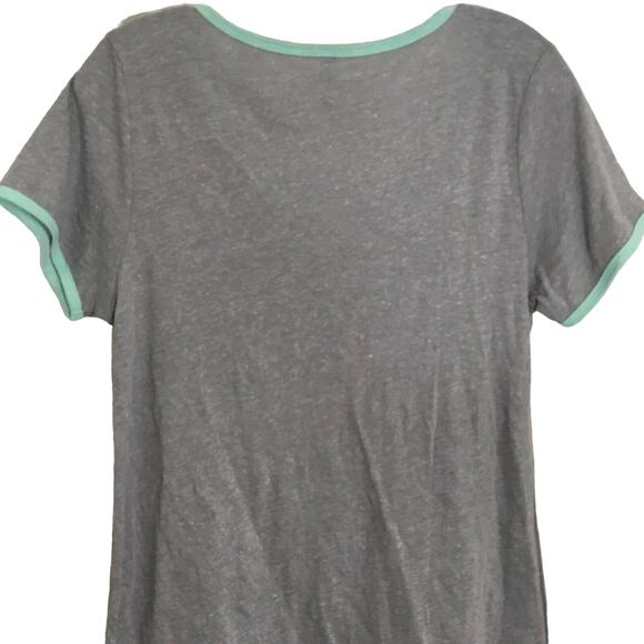 NWT LuLaRoe Classic T Shirt Top Color Block Flowy Scoop-Neck Short Sleeve Small - Picture 4 of 11